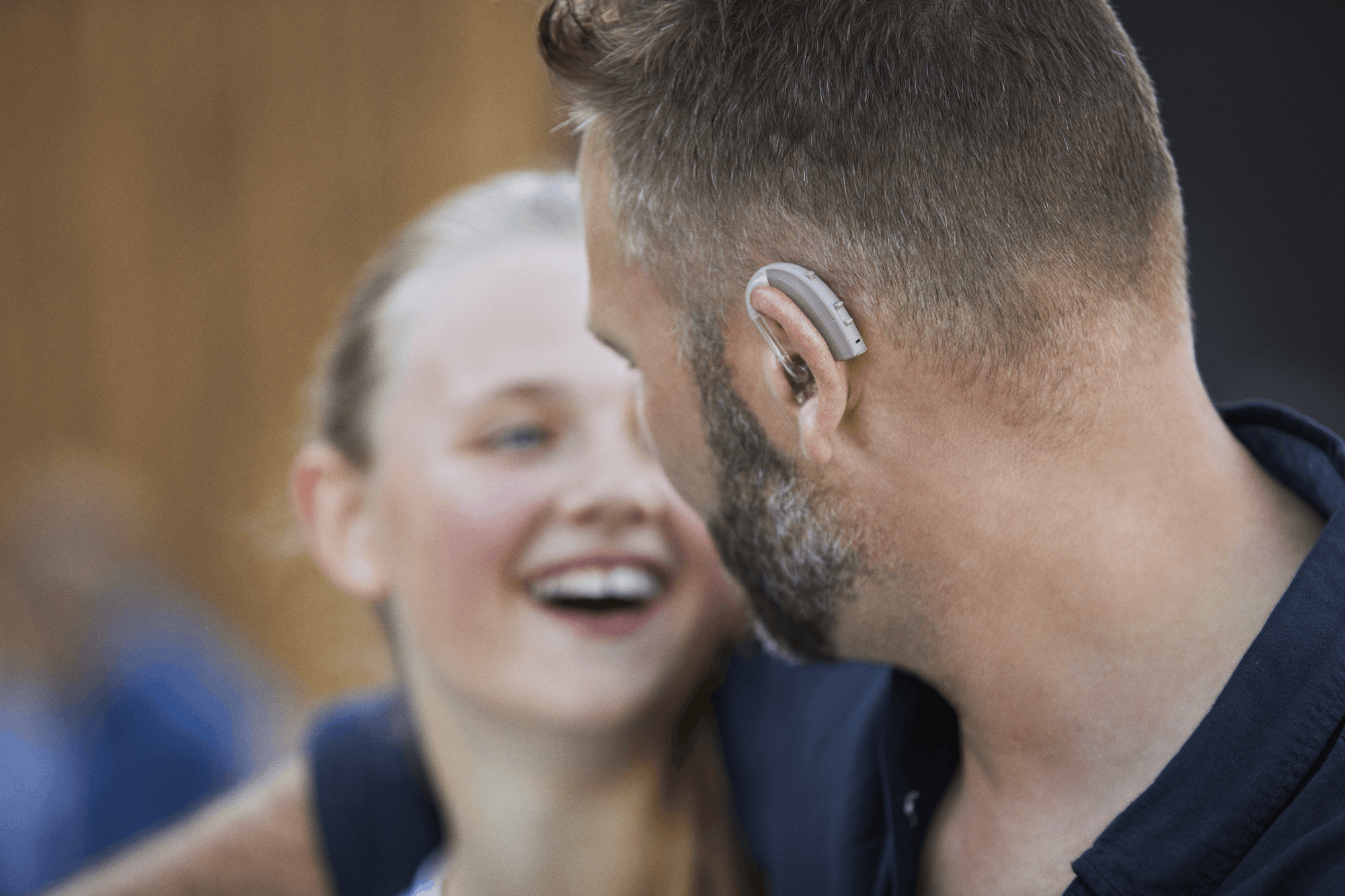 Father on ear
